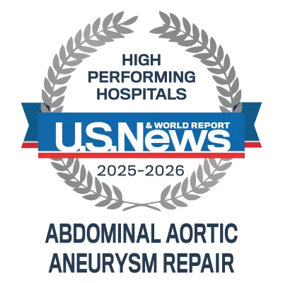 US News 2025-2026 High Performing Abdominal Aortic Aneurysm Repair