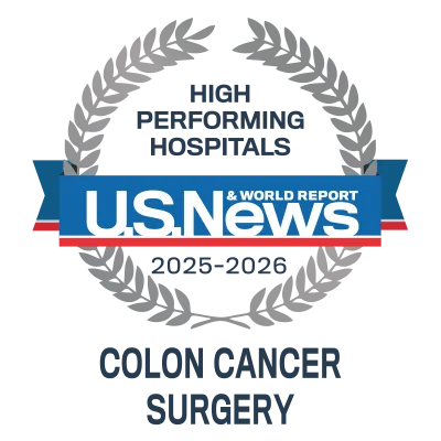 US News 2025-2026 High Performing Colon Cancer Surgery