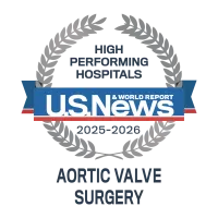 AdventHealth Orlando is recognized by U.S. News & World Report as a high performing hospital.