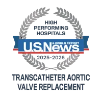 AdventHealth Orlando is recognized by U.S. News & World Report as a high performing hospital.